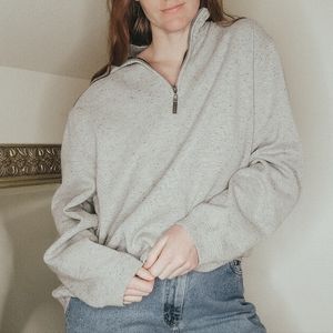 Tasso Elba Gray Sweater XXL